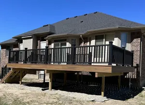 Composite backyard deck project